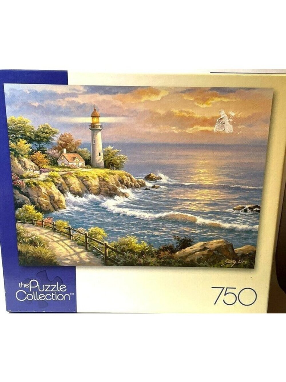 Puzzle Mega Brands The Collection Sunset At Lighthouse Point Jigsaw 500 Pcs 12+